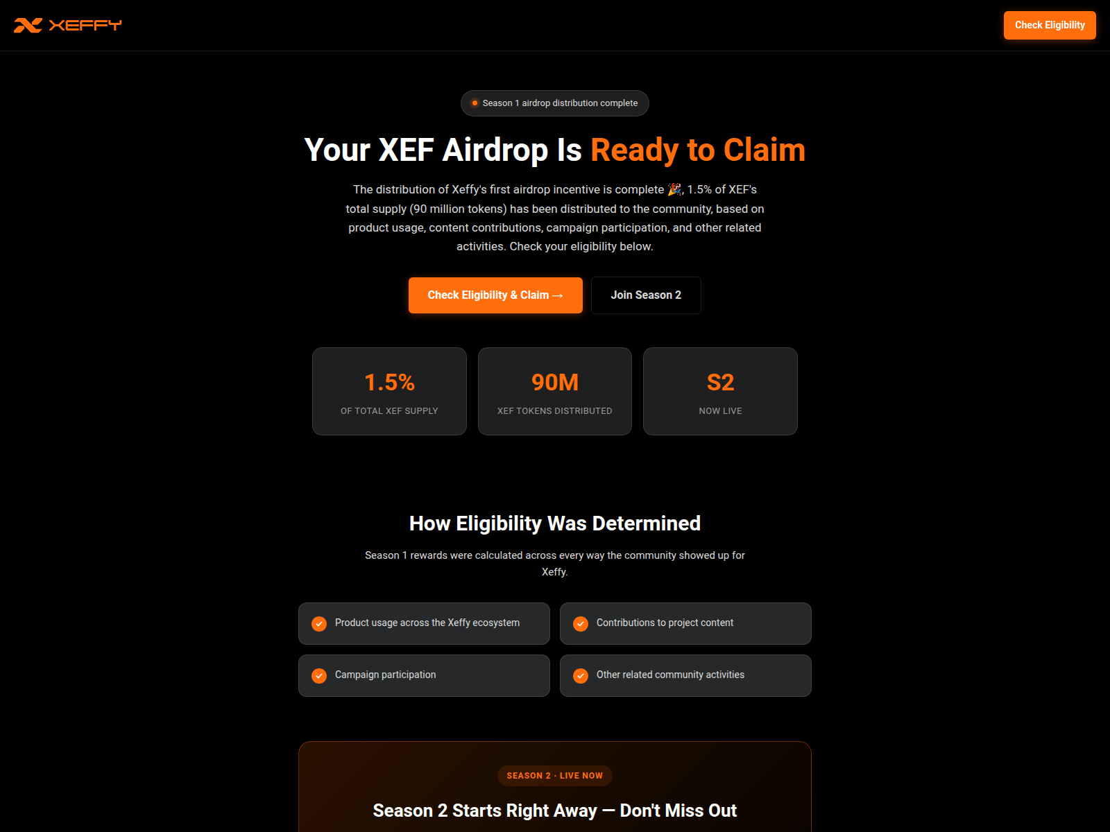 Screenshot of xeffy-checker.click