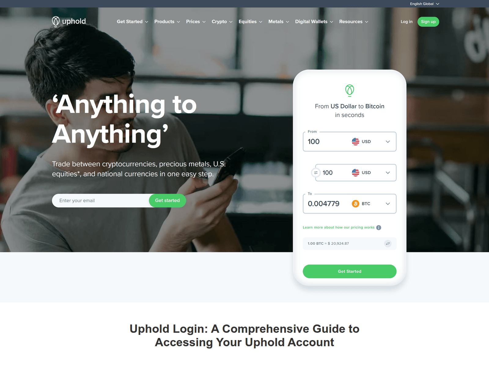 Screenshot of upholdl0giin.webflow.io