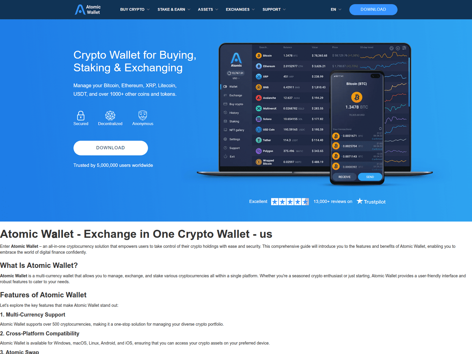 Screenshot of atomicwallc.webflow.io