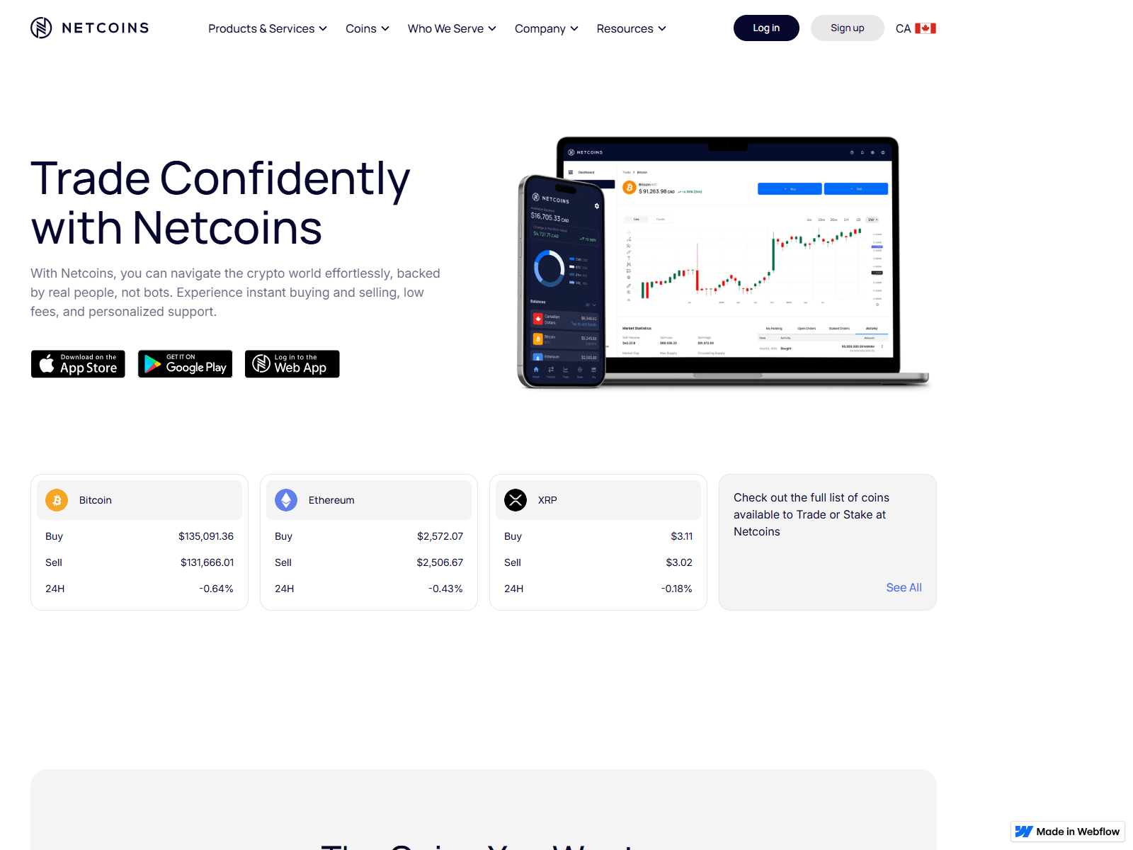 Screenshot of sso-netcoin-com-cdn-x-authd.webflow.io