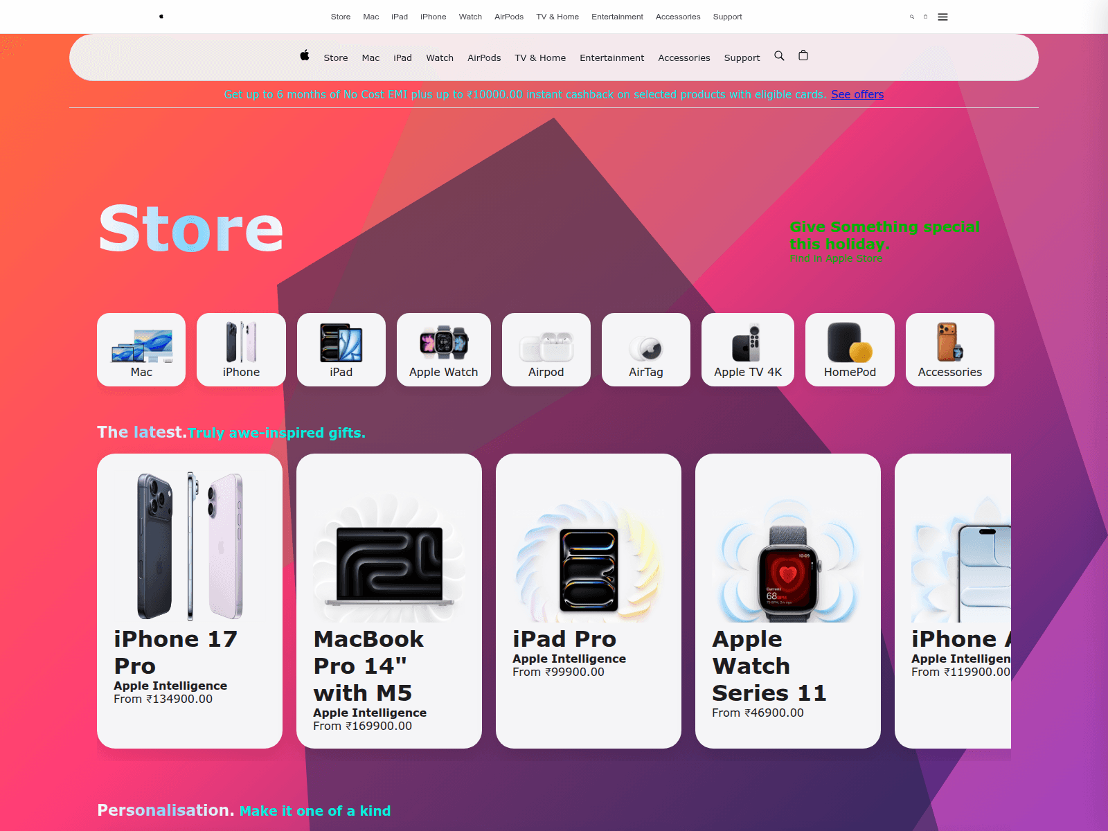 Screenshot of nischalchauhan16.github.io