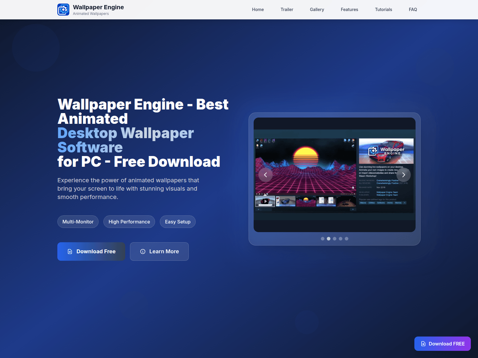 Screenshot of wallpaper-engine.app