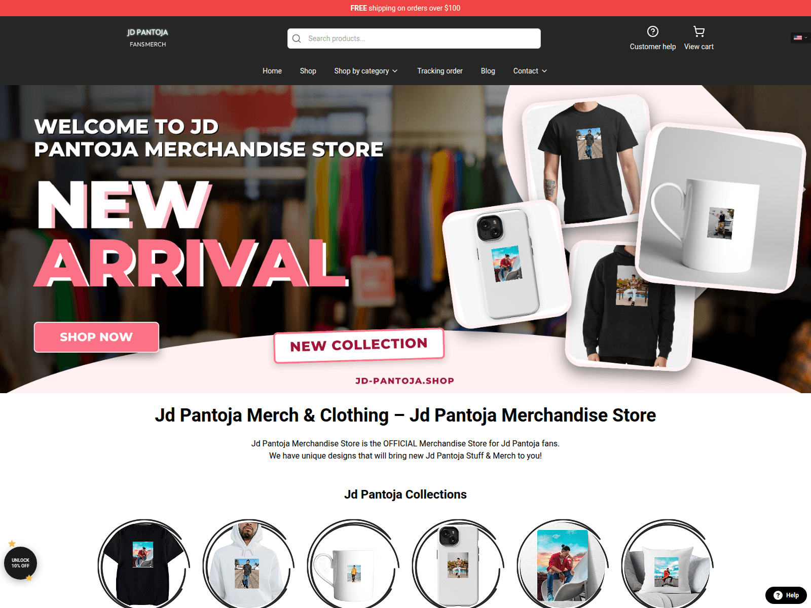 Screenshot von jd-pantoja.shop