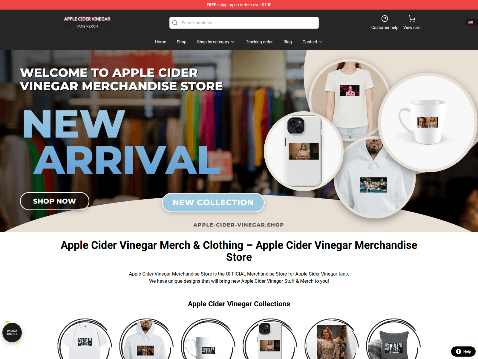 Screenshot of apple-cider-vinegar.shop