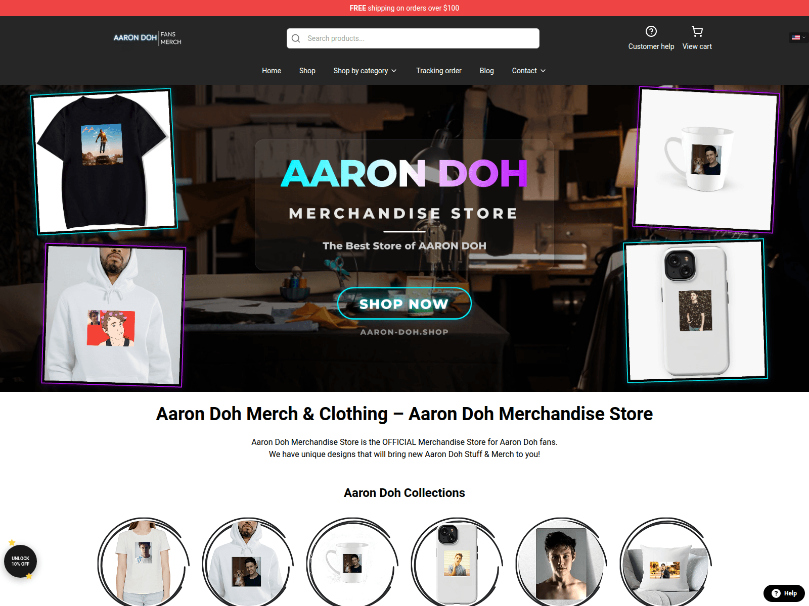 [스크린샷] aaron-doh.shop