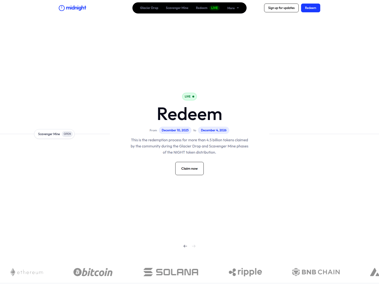 Screenshot of midnightdrop.online