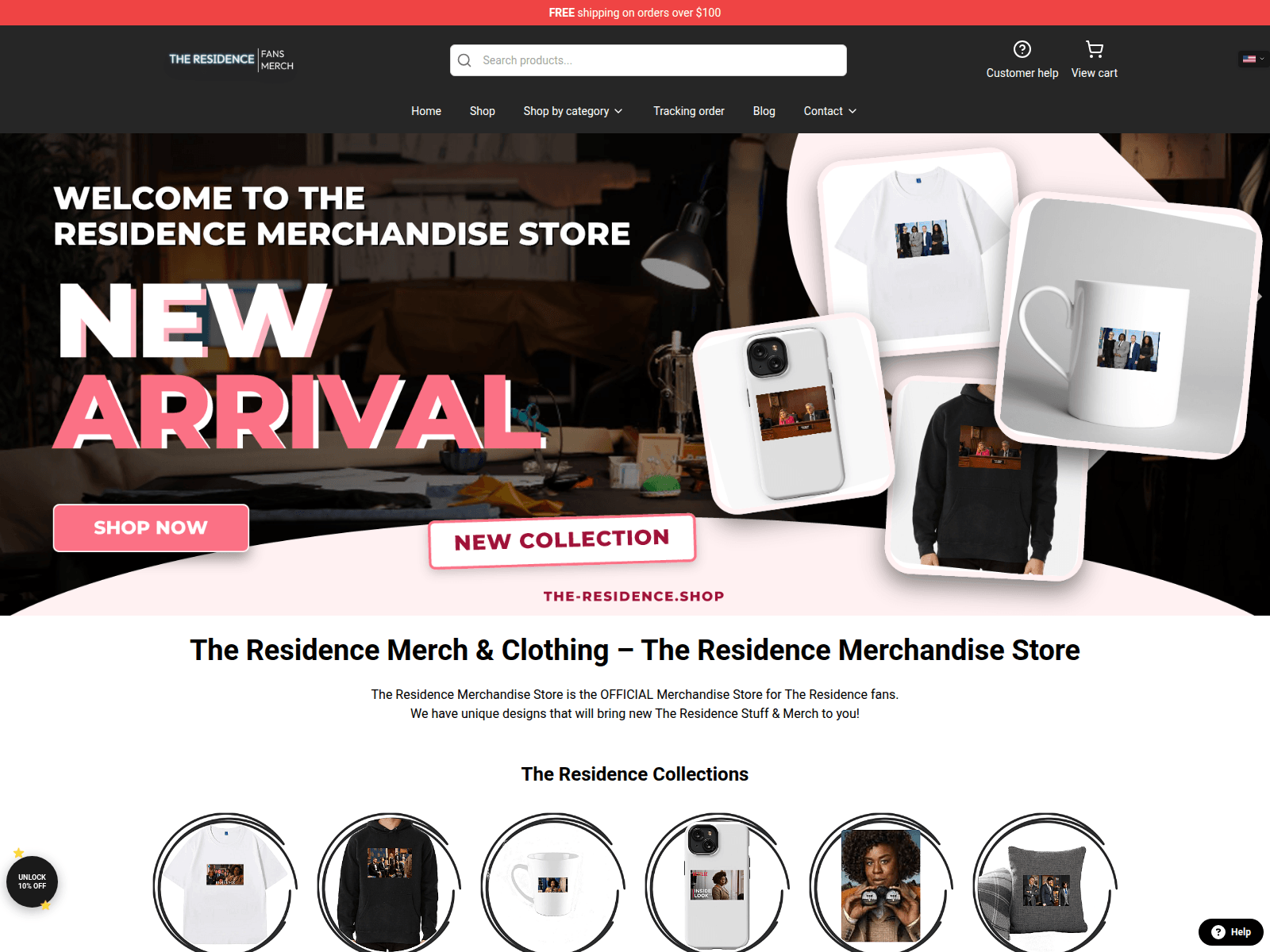 Screenshot of the-residence.shop