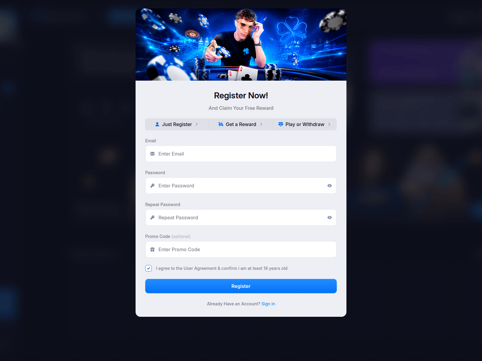 Screenshot of exospins.top