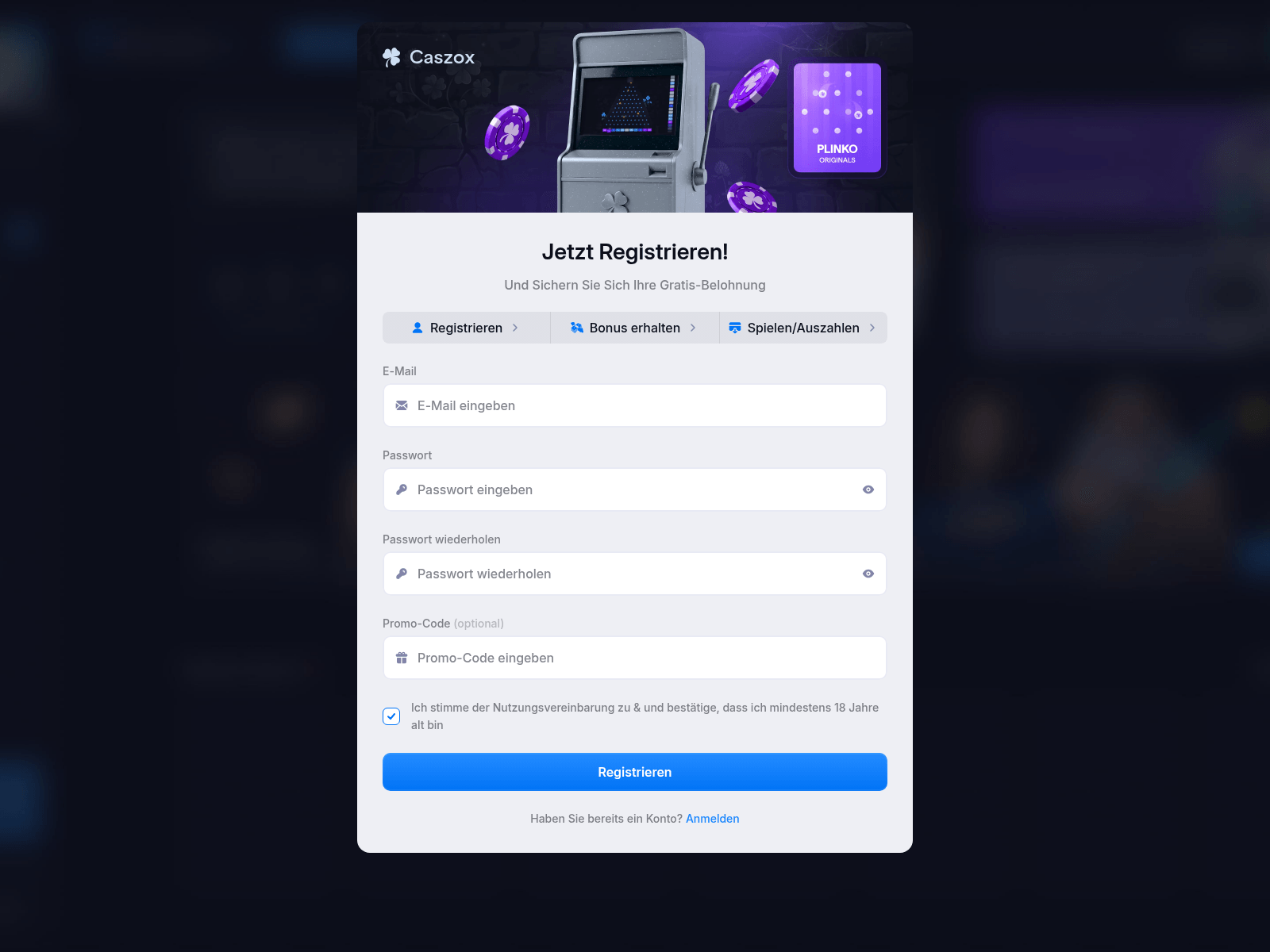 Screenshot of caszox.com