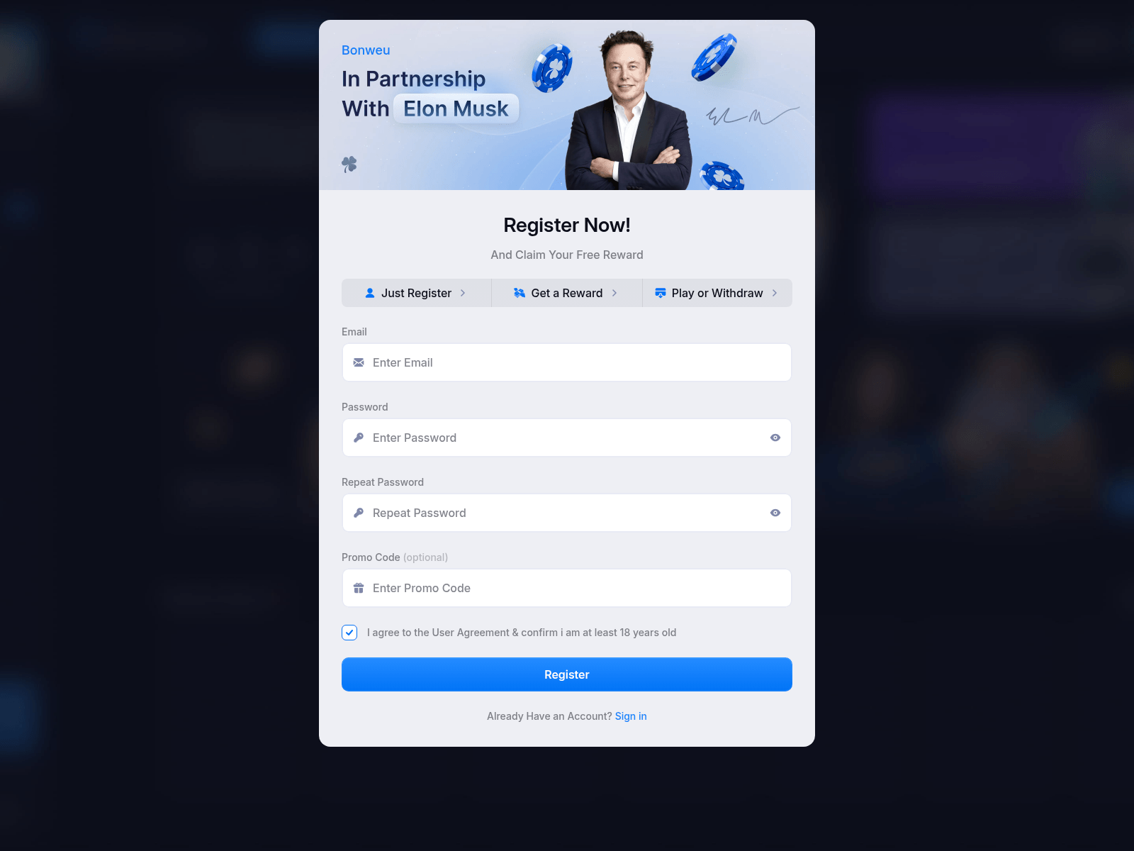 Screenshot of bonweu.com