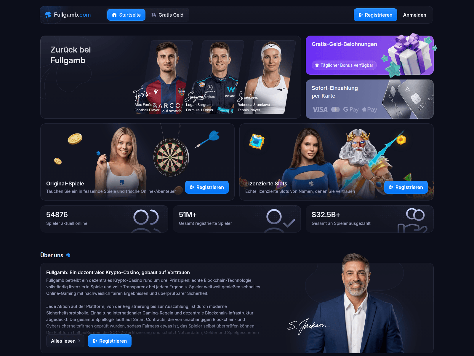 Screenshot of fullgamb.com