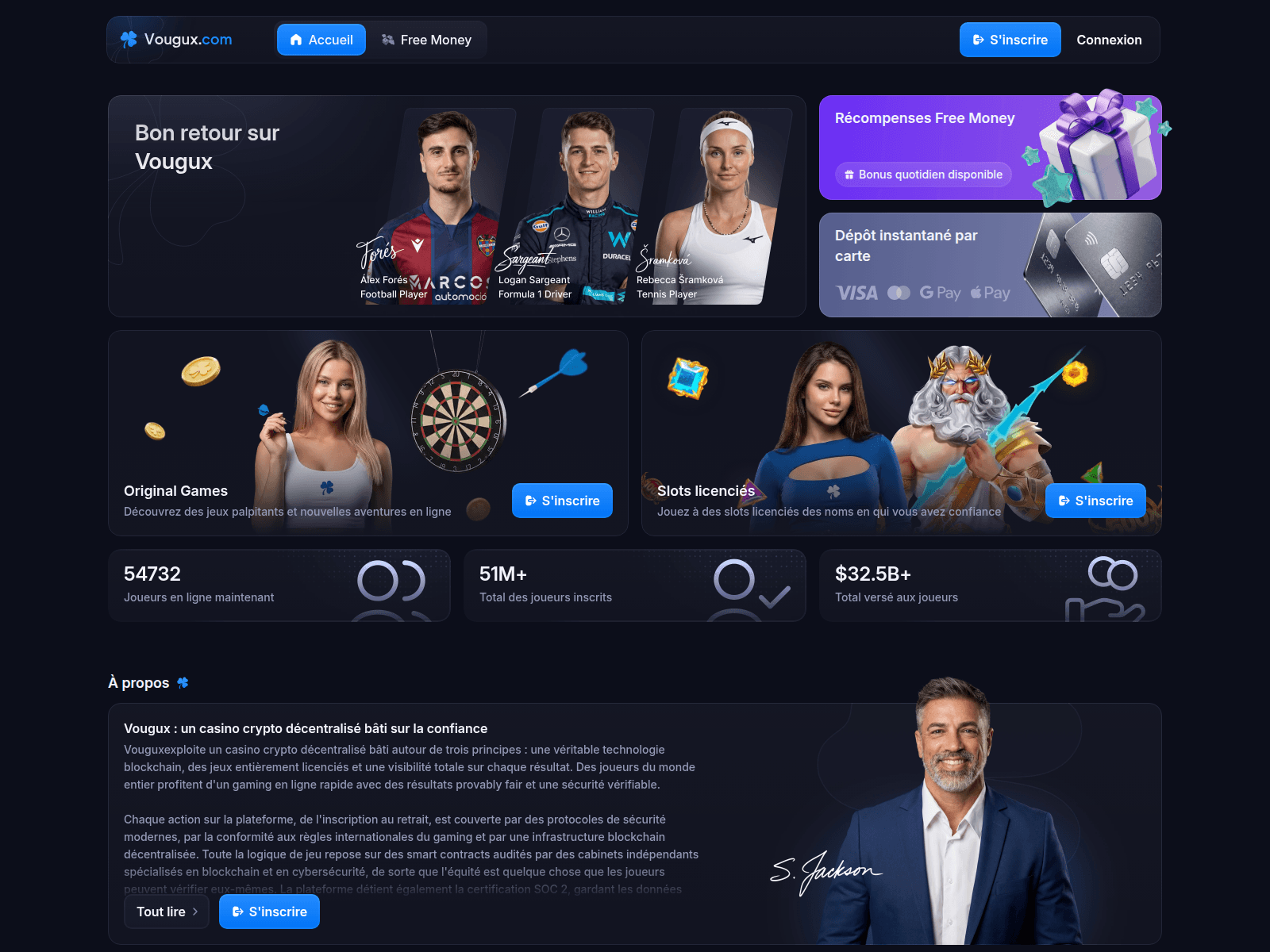 Screenshot of vougux.com