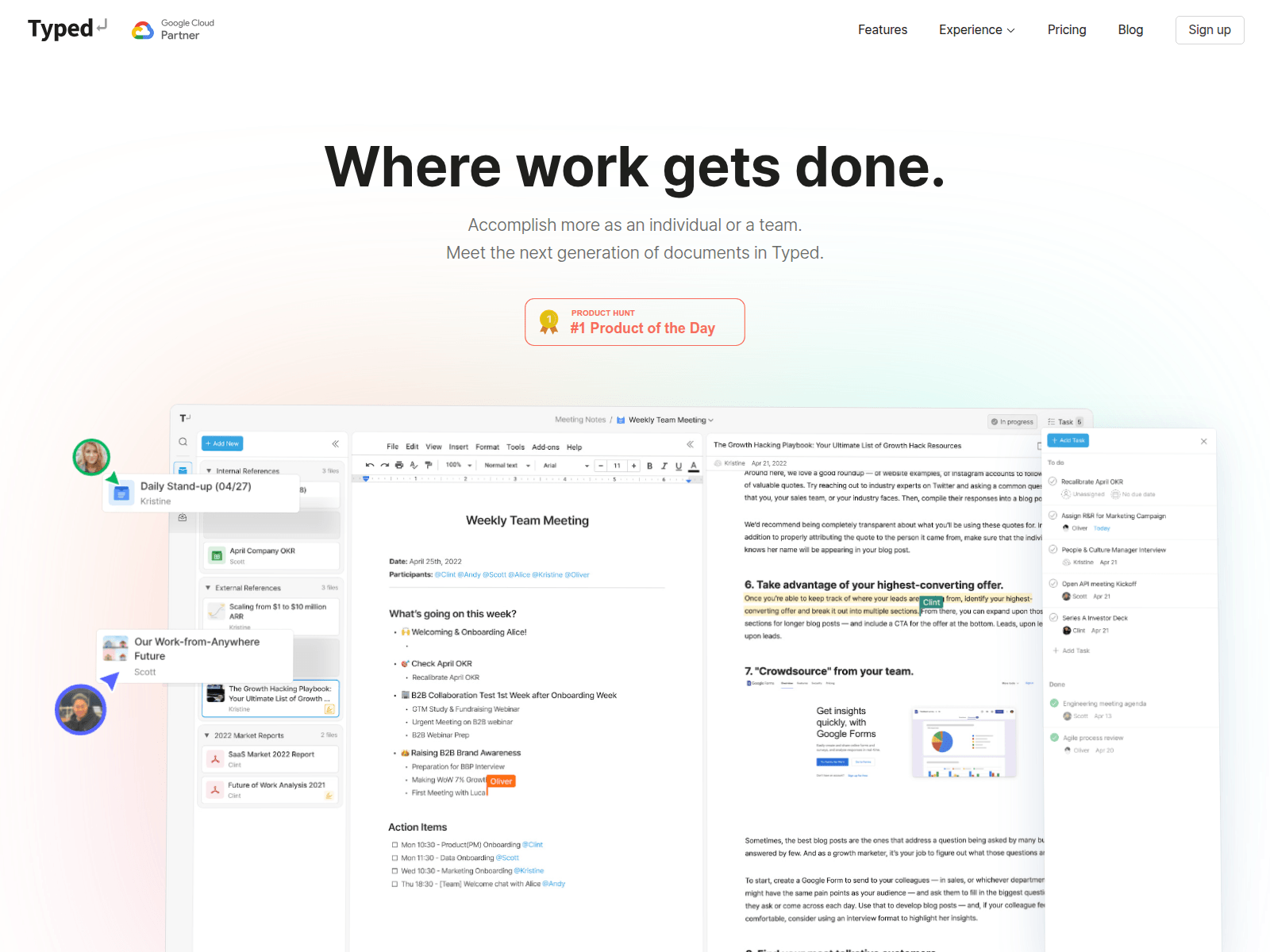 Screenshot of typedai.app