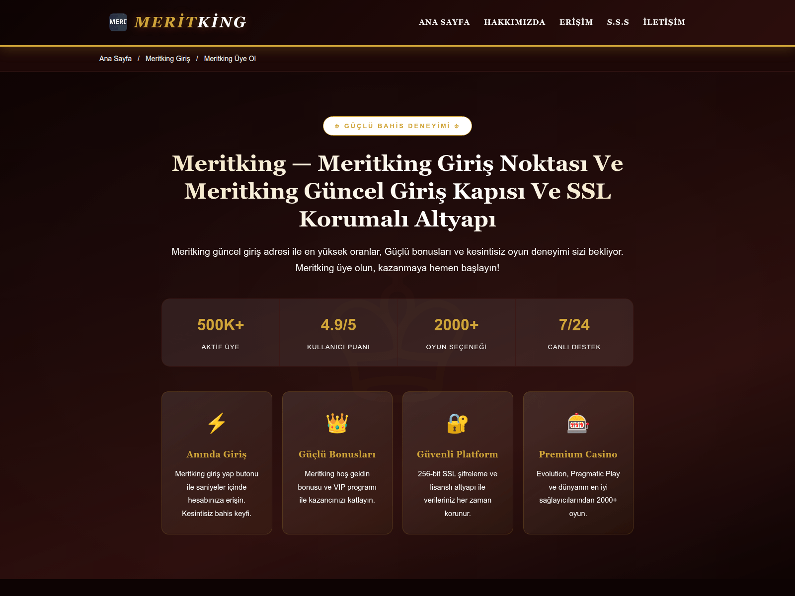 Screenshot of giris.merit-king-dogru10.sbs