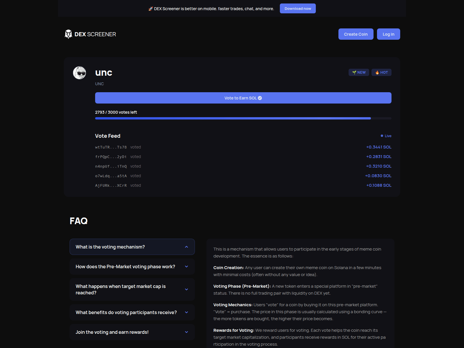 Screenshot of desxceener.com