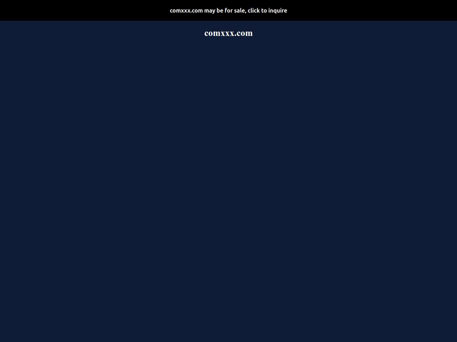 Screenshot of comxxx.com
