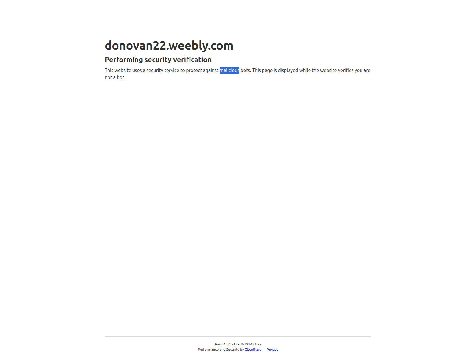 Screenshot of donovan22.weebly.com