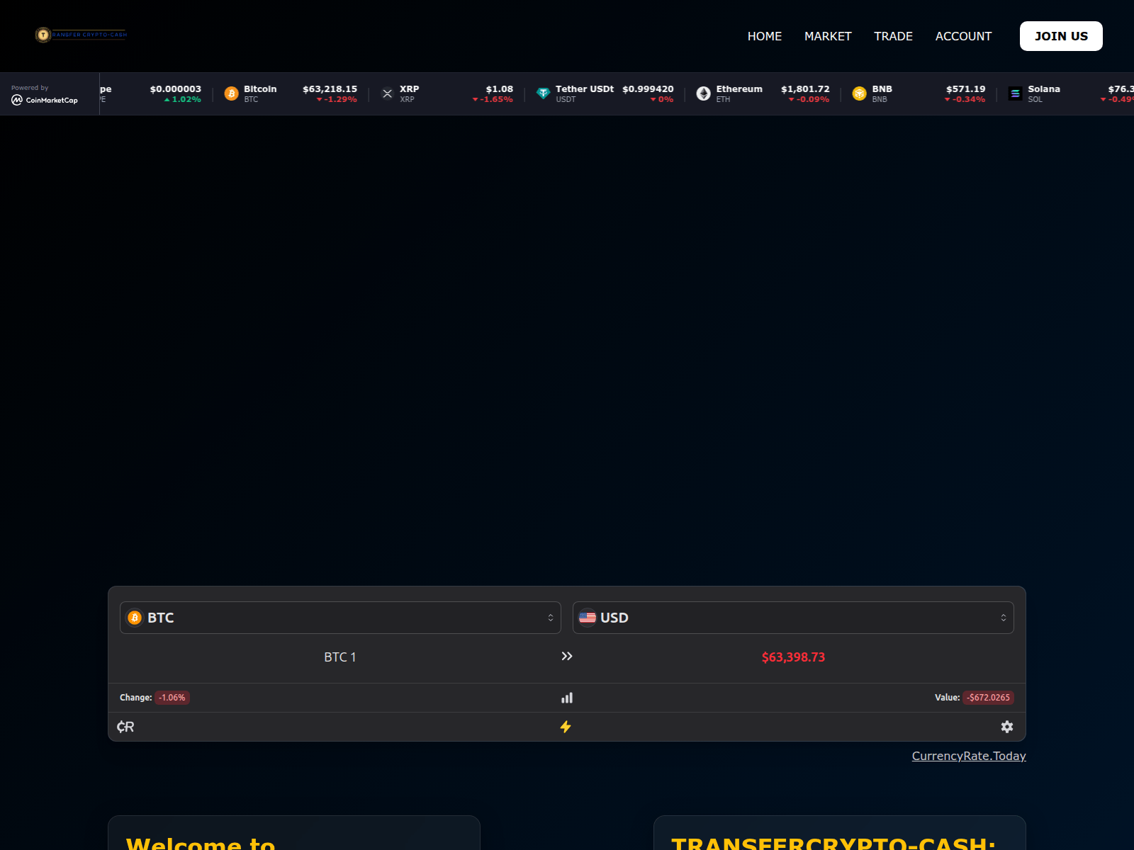Знімок екрана transfercrypto-cash.com