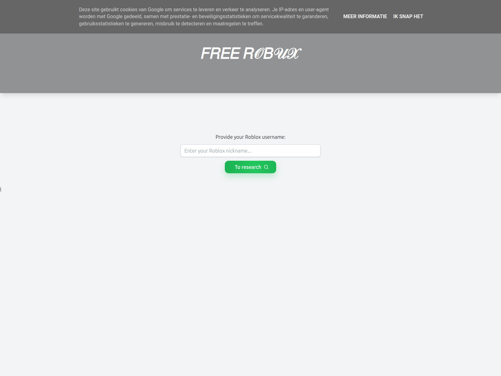 Screenshot of robuxsgsgn.blogspot.com