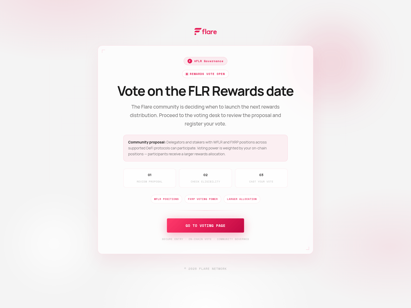 Screenshot of treasurys-flarefoundation.live