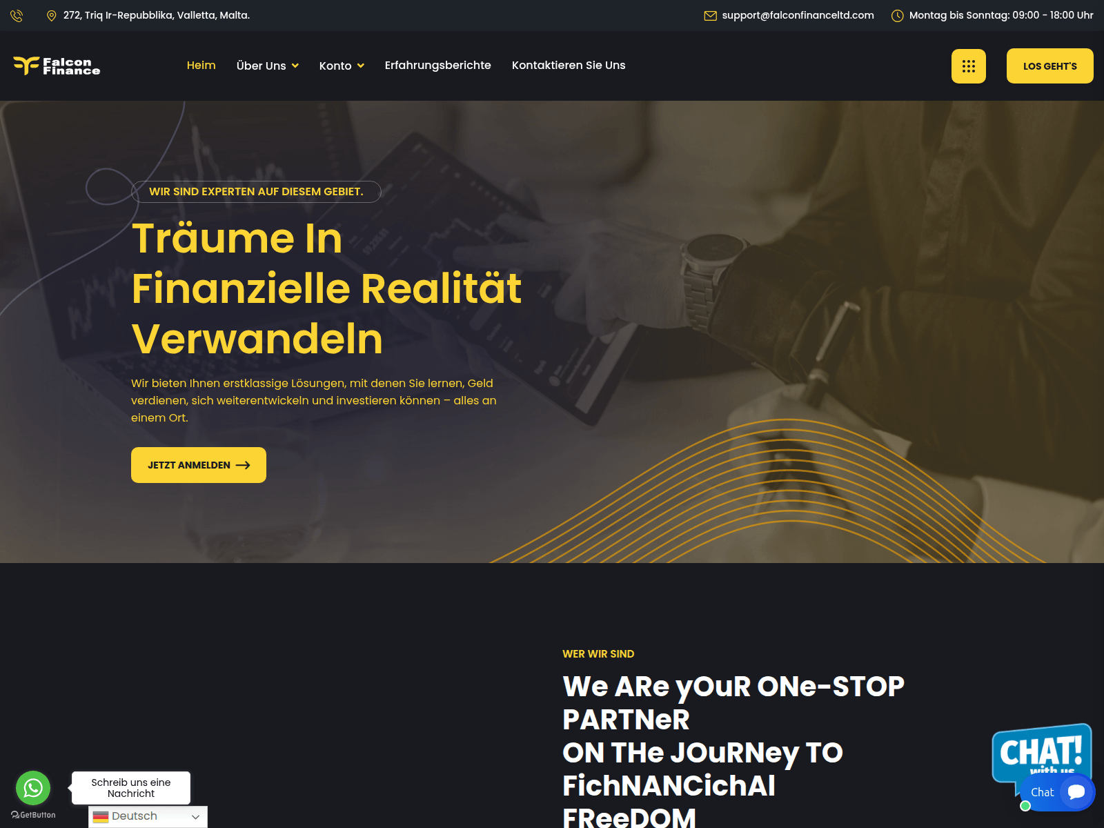 [Ekran görüntüsü] falconfinanceltd.com
