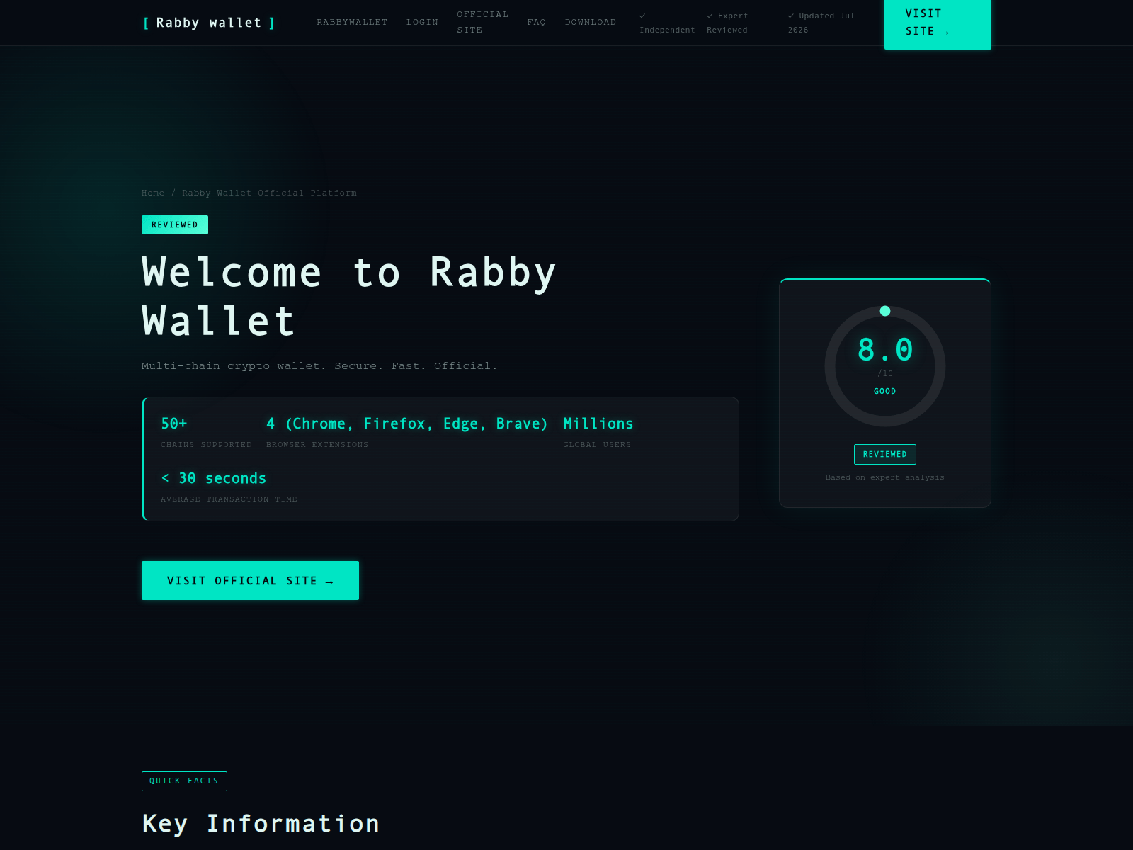 Screenshot of rabby-wallet.com.mx