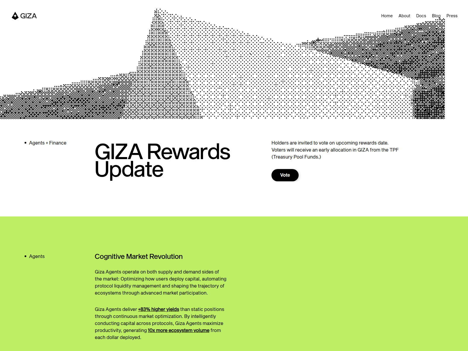 Screenshot of giza-net.pages.dev