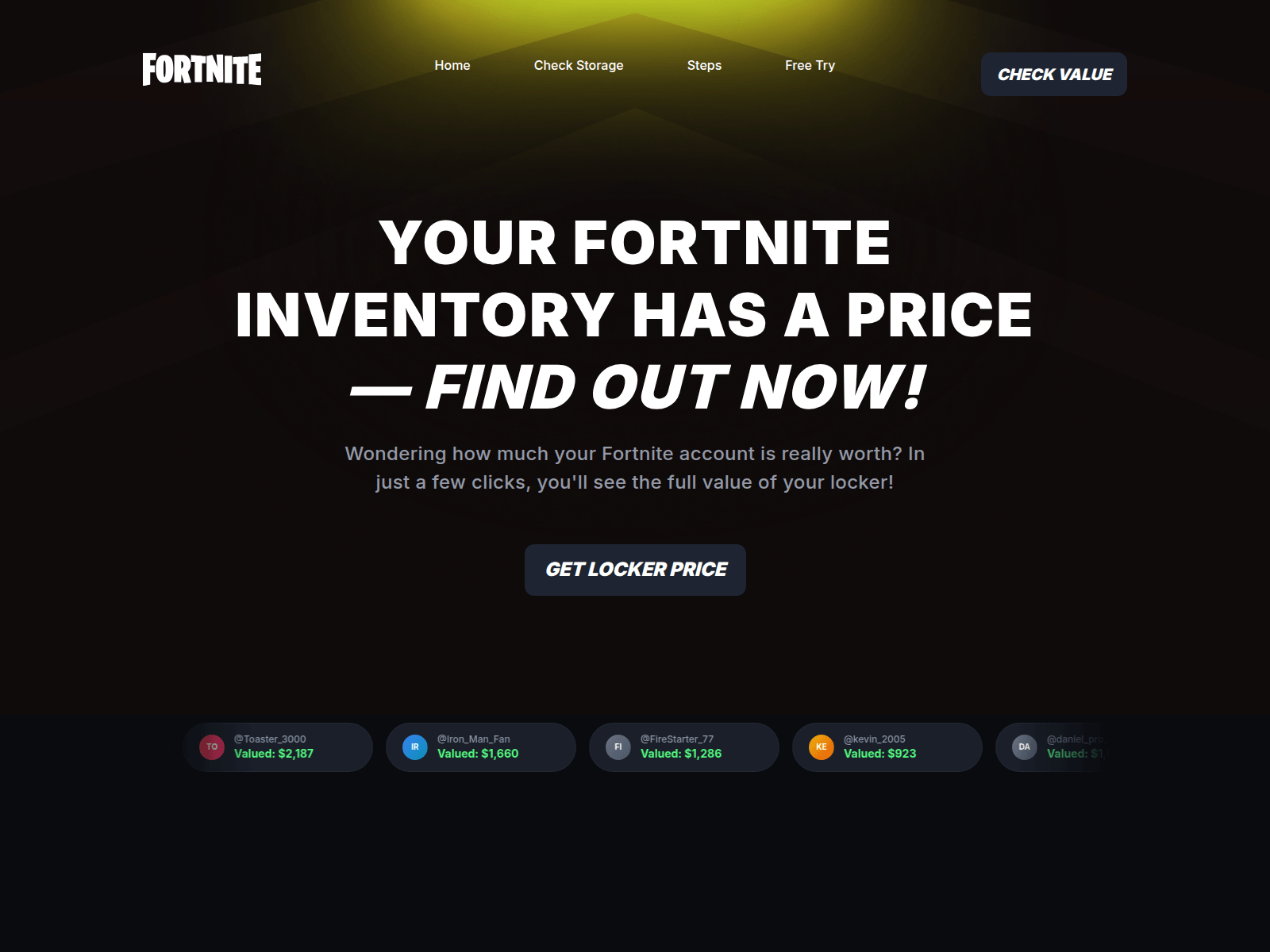 Screenshot of fordnite.top
