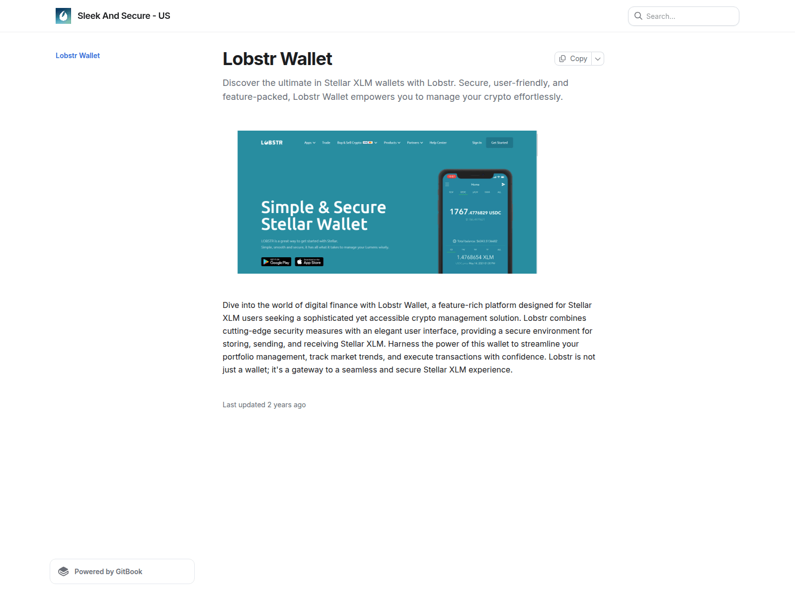 Screenshot of lobstrballet.gitbook.io