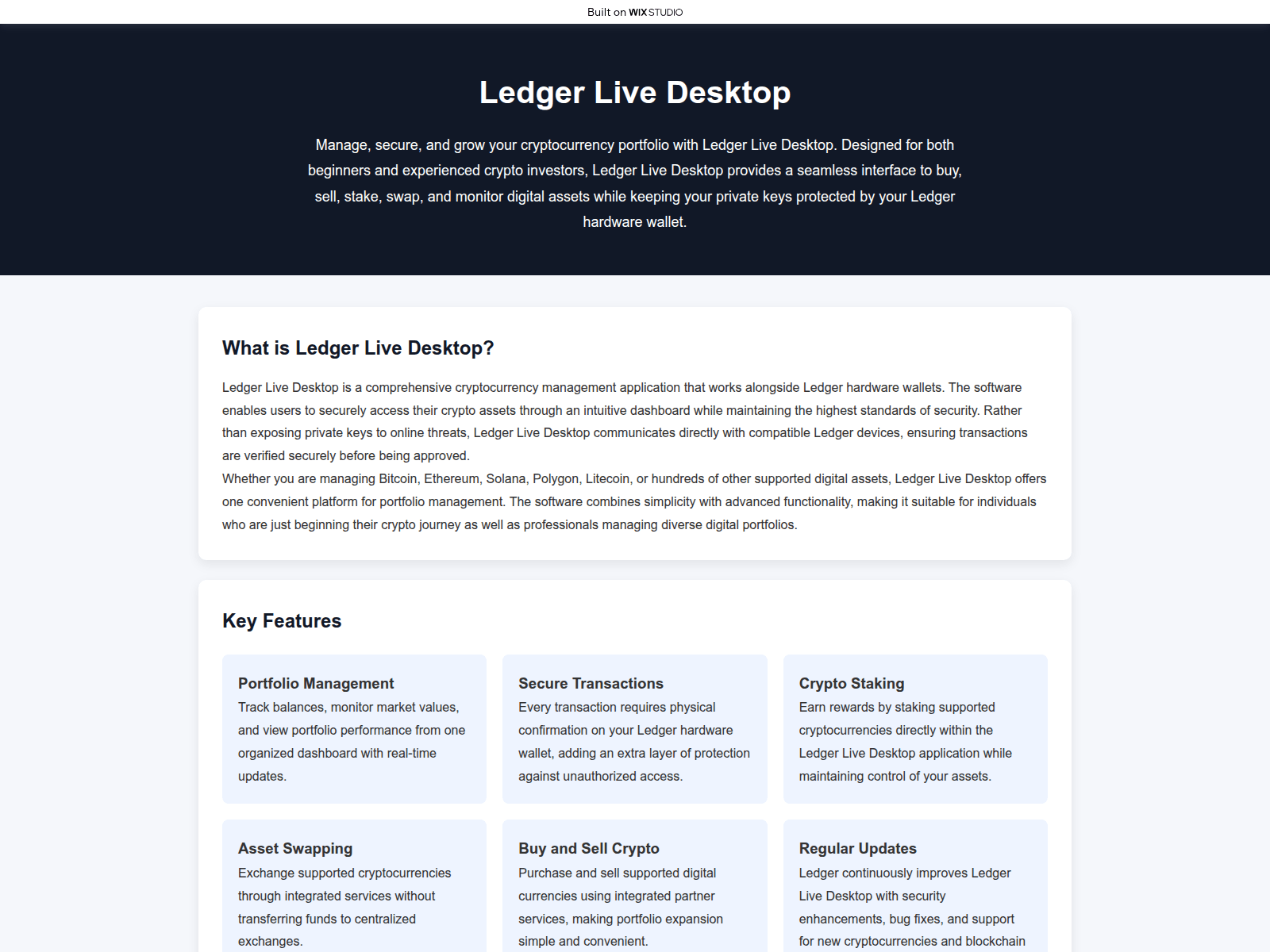 Screenshot of eng-livedesktops.wixstudio.com