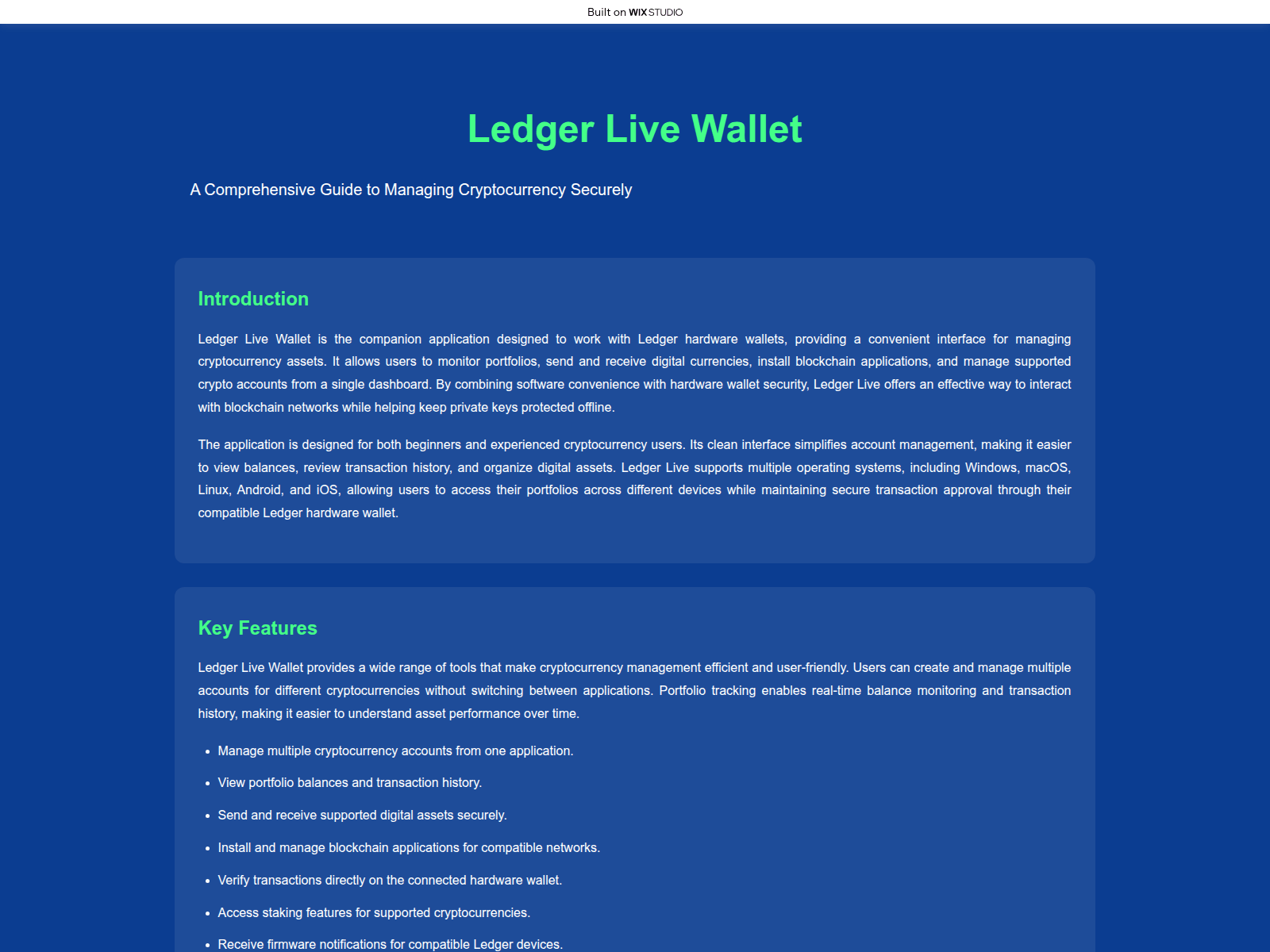 Screenshot of homepage-enlive.wixstudio.com