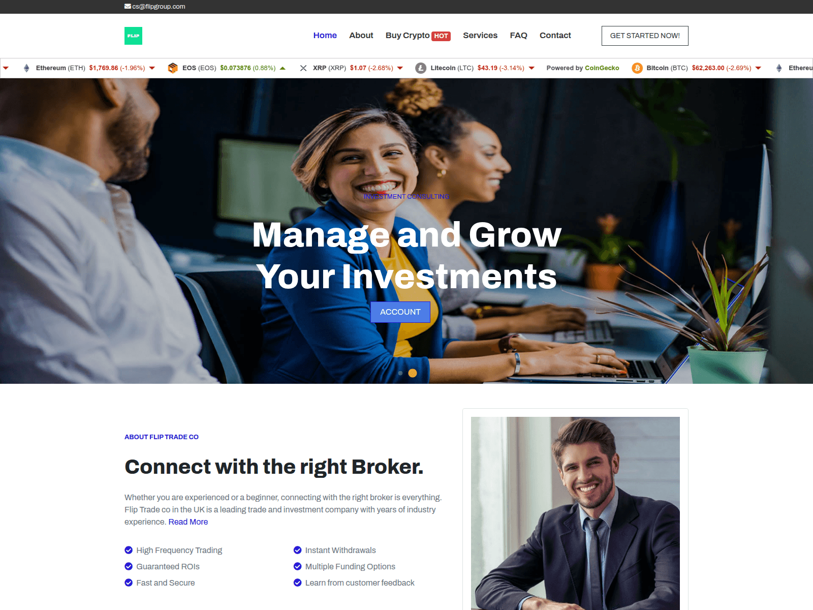 Screenshot of flpmyintrad.com