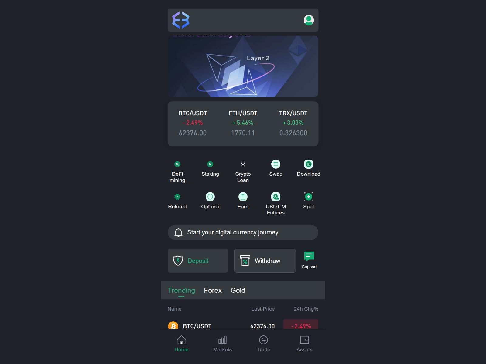 Screenshot of cryptoin.live