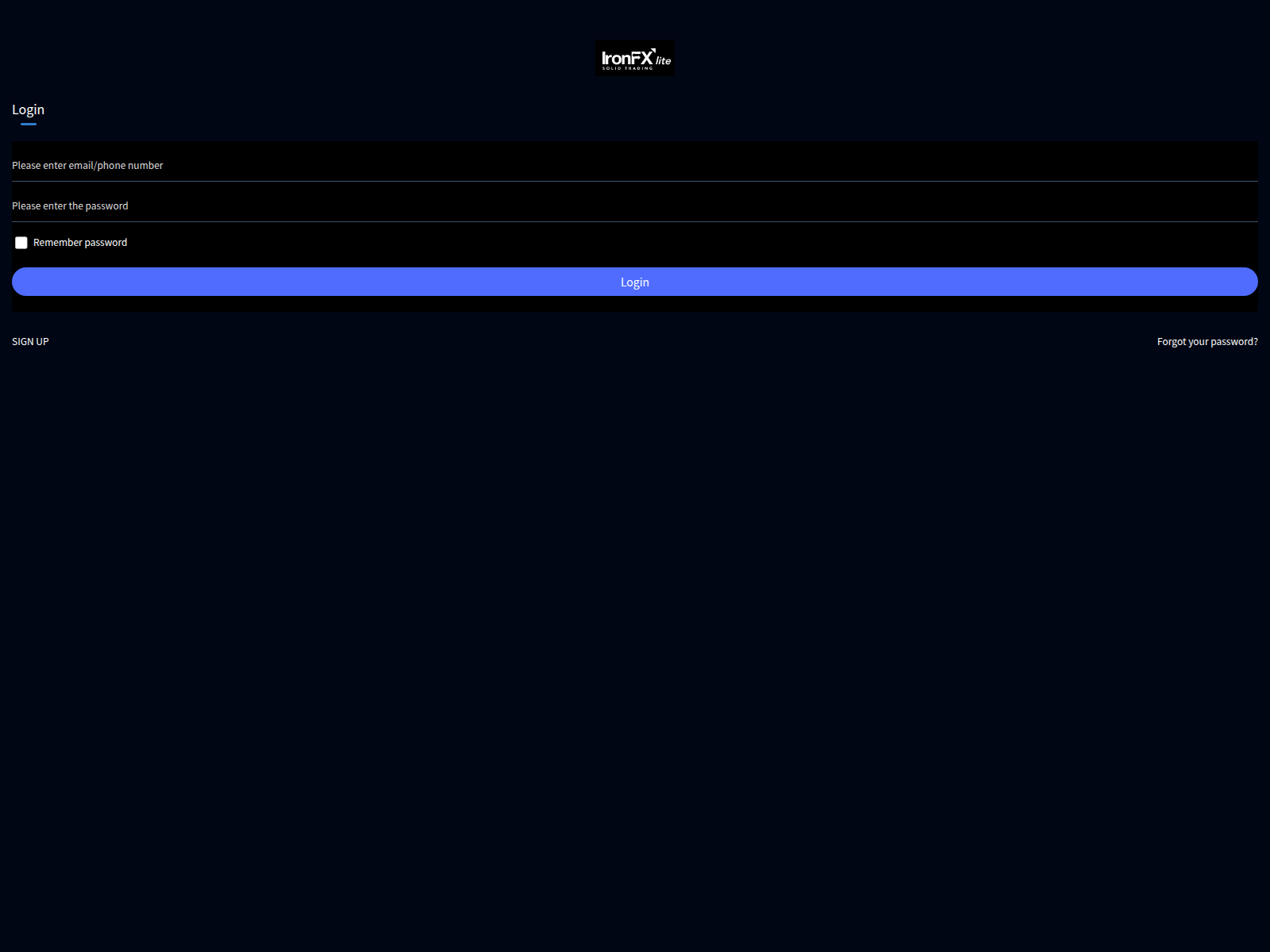 Screenshot of ifxlite.net