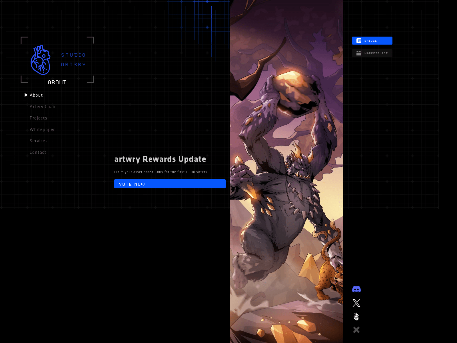 Screenshot of vote-studios.pages.dev