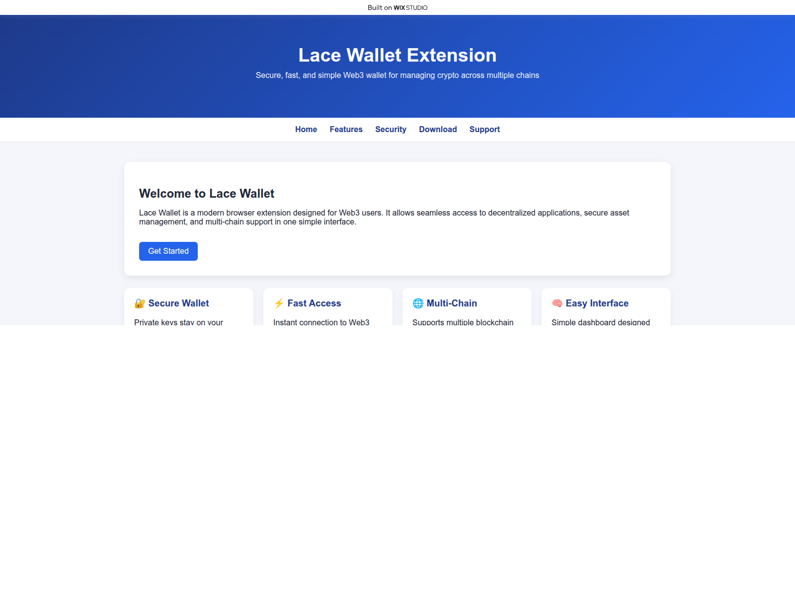Screenshot of lacex-io.wixstudio.com