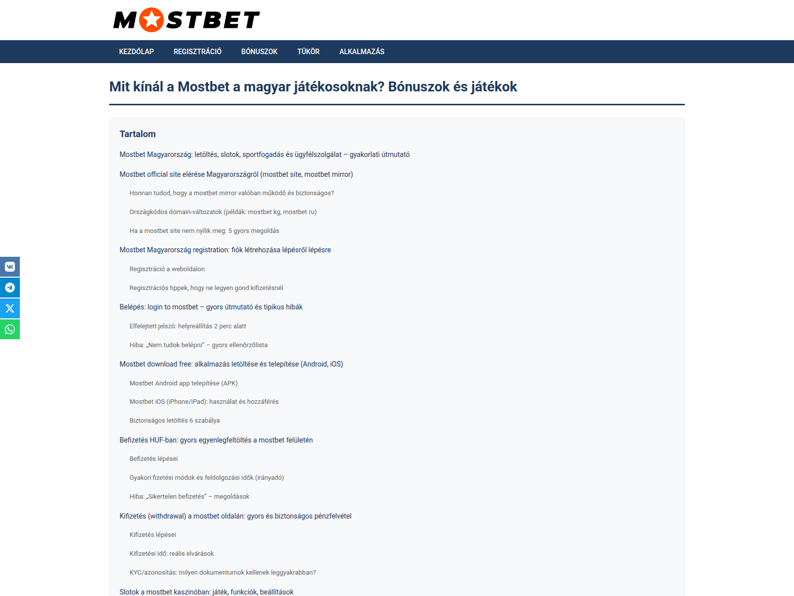 Screenshot of mostbet85803.icu
