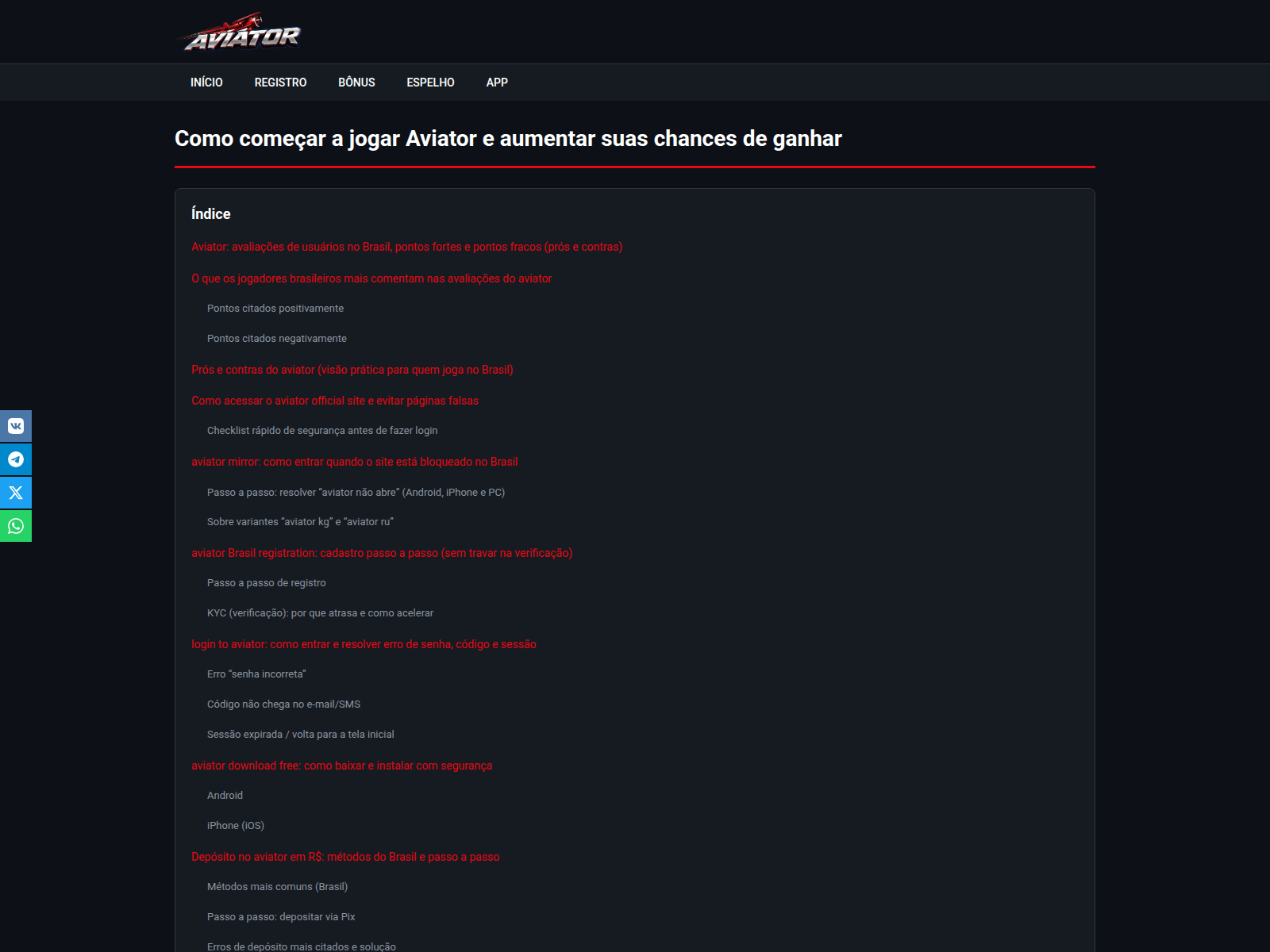 Screenshot of aviator58175.icu