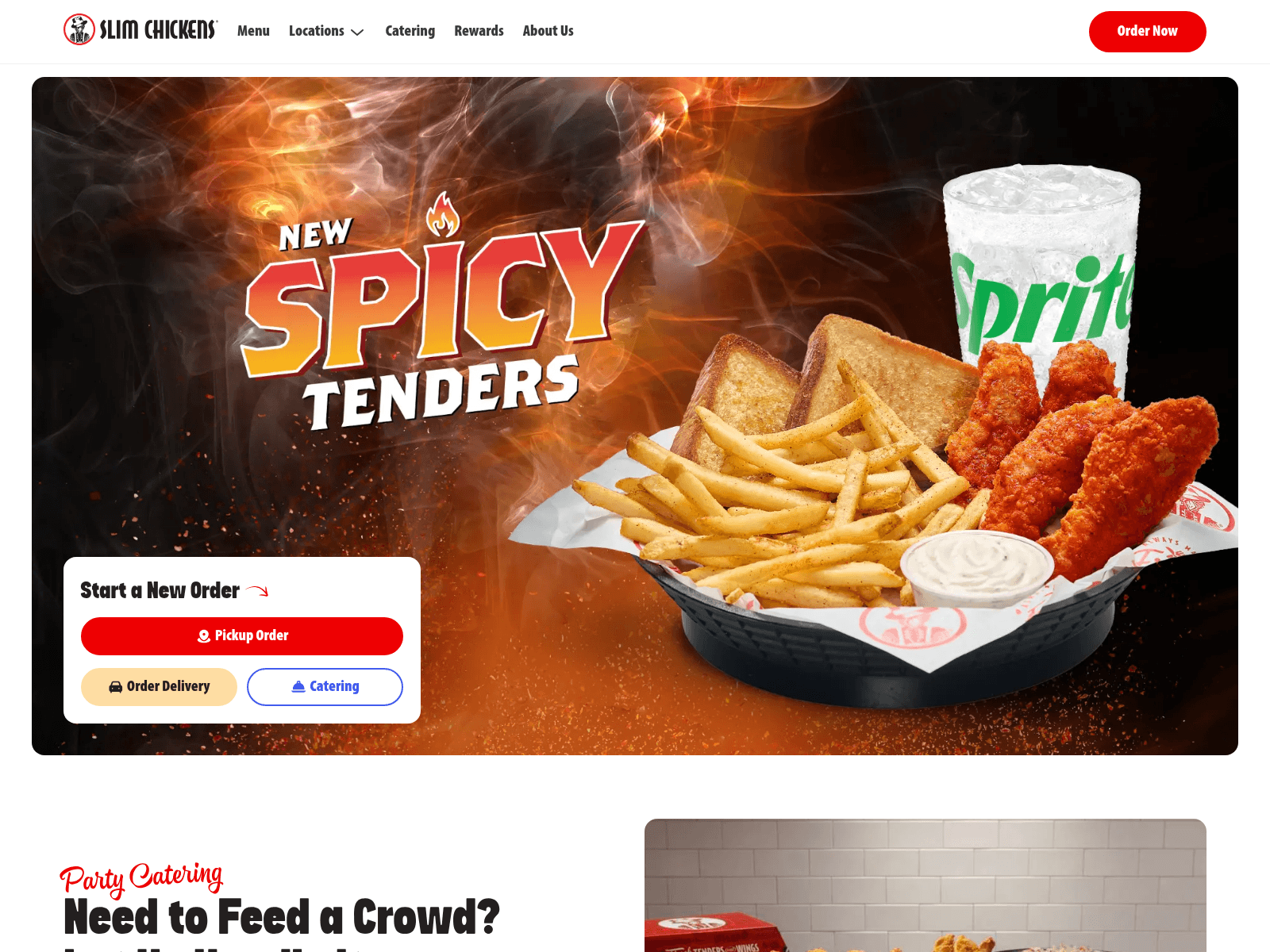 Screenshot of slimschickens.today