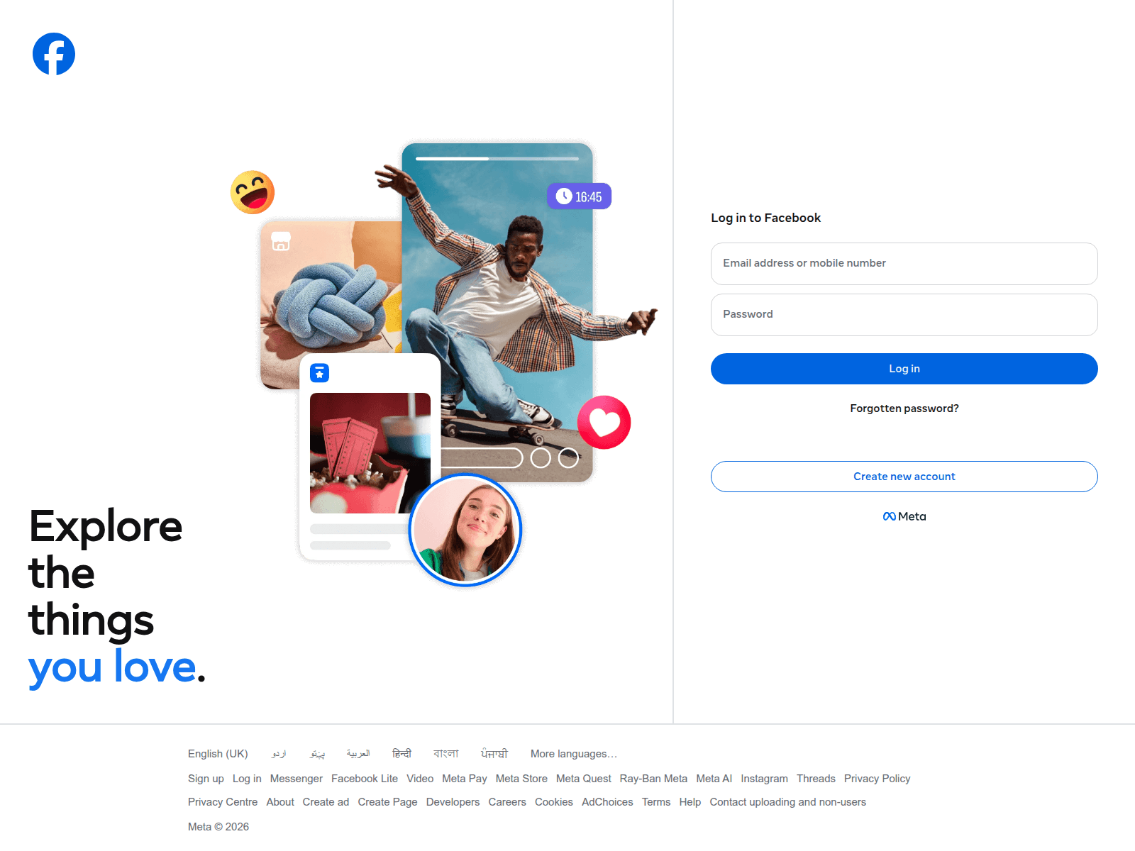 Screenshot of facebook.red-hat.shop