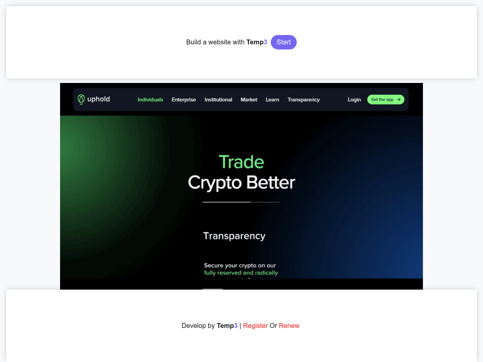 Screenshot of learn-uphoold-log-in.tem3.io