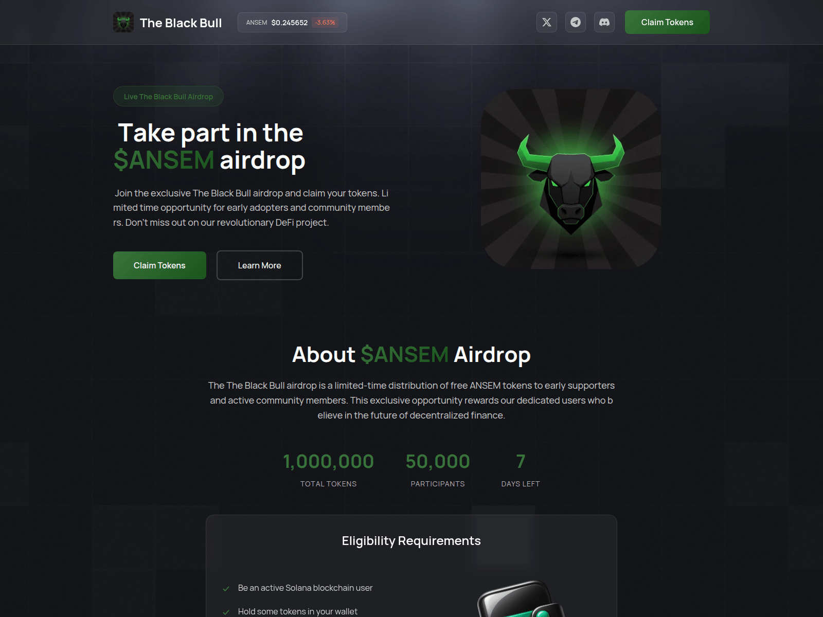Screenshot of ansem-drop.online