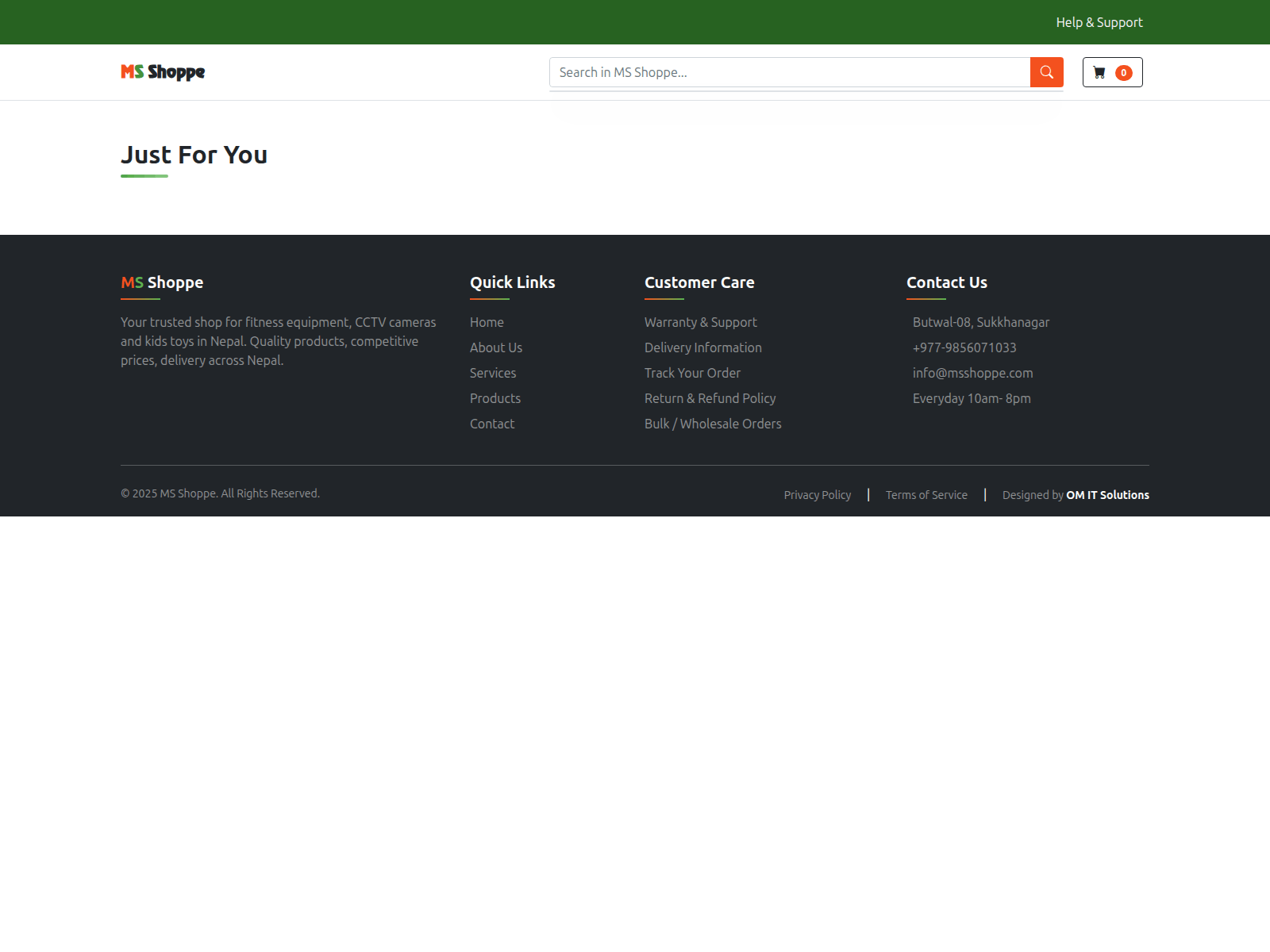 Screenshot of ms-shopee.com