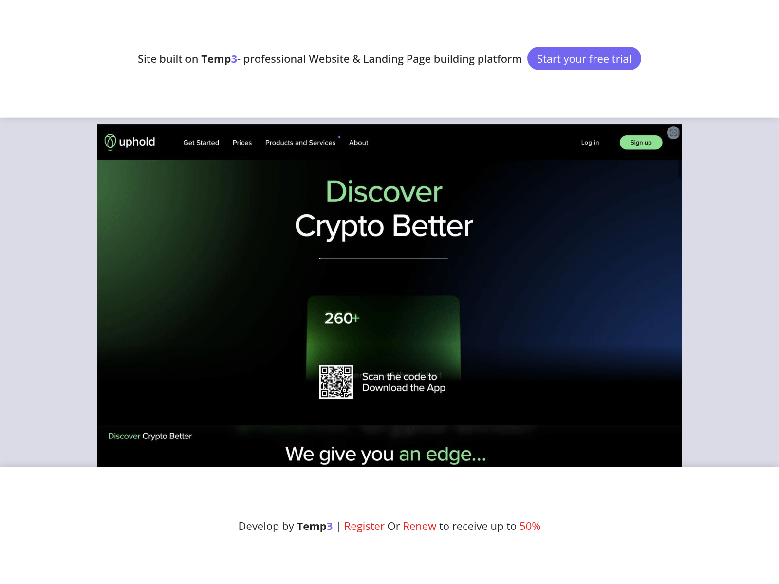 Captura de pantalla de support-uphold-cdn.tem3.io