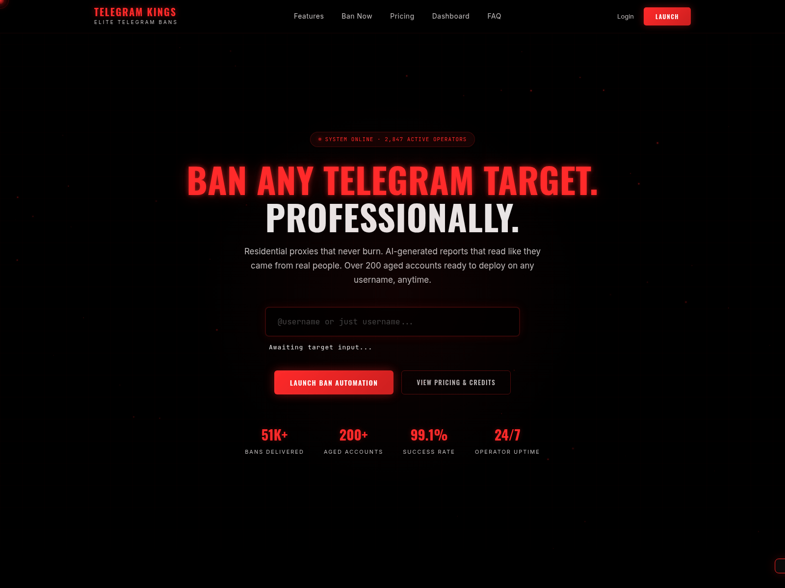 Screenshot of kingbans.xyz