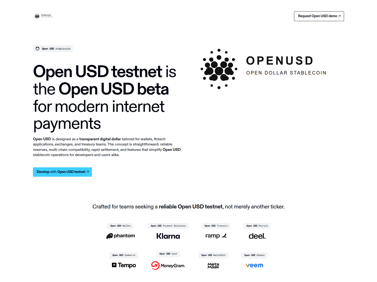 Screenshot of openusd.technology