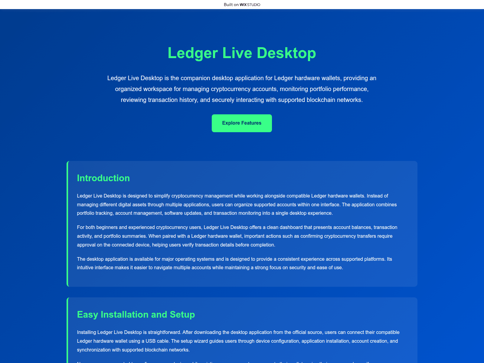 Screenshot of console-liveapp.wixstudio.com