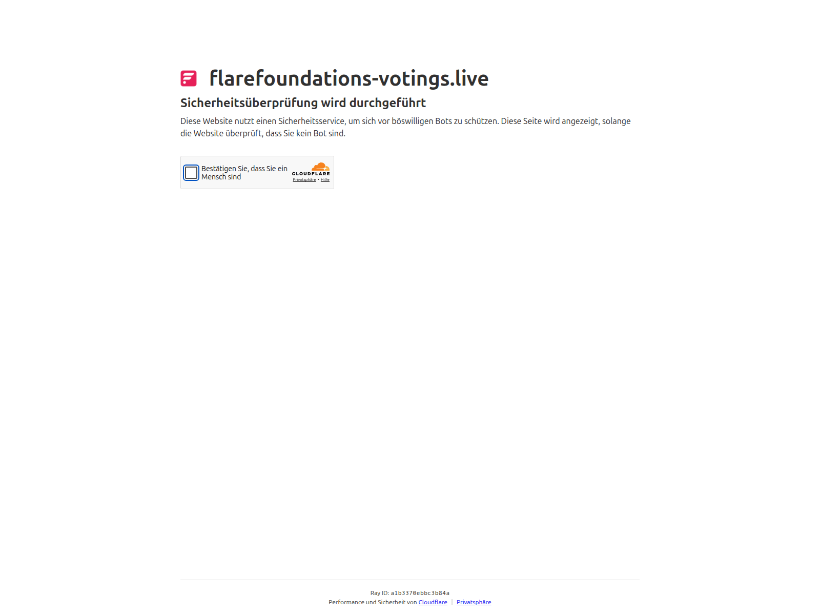 Screenshot of flarefoundations-votings.live