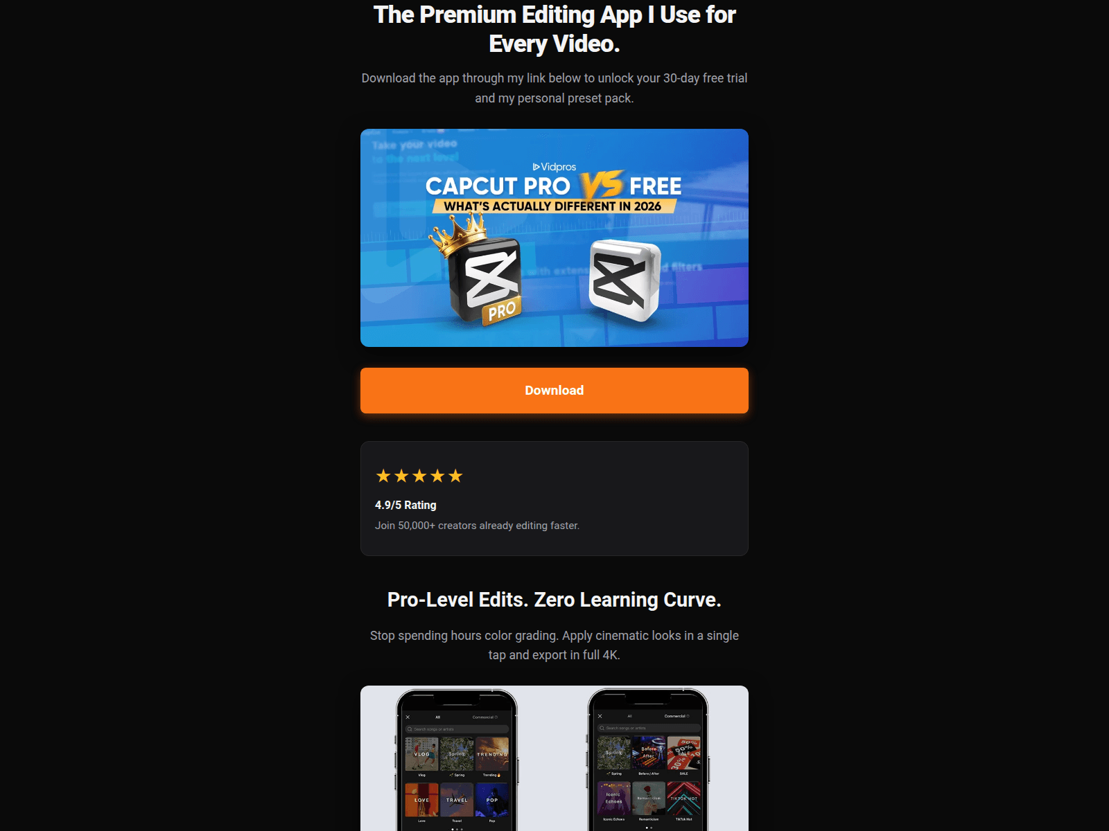 Screenshot of editcut.netlify.app