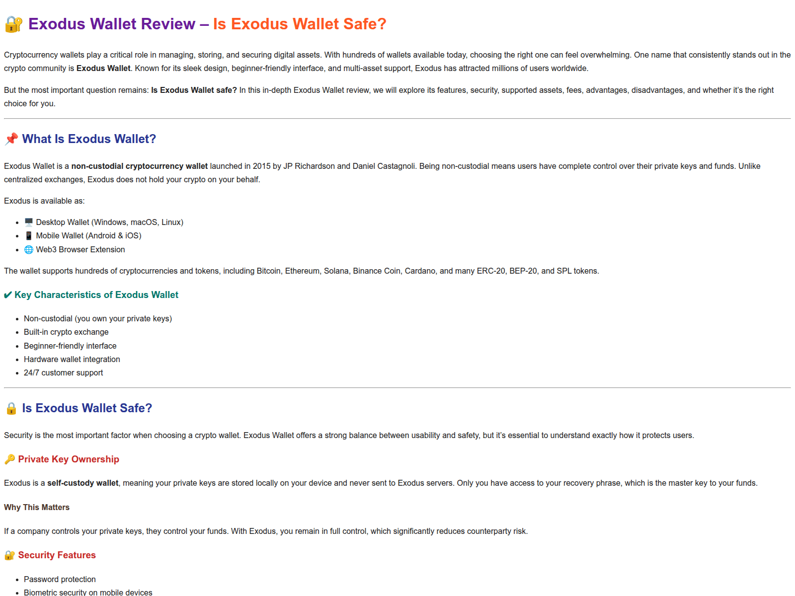 Screenshot of crypto-exodus.wasmer.app